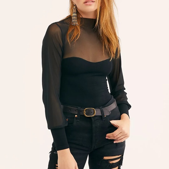 Free People Light Up Layering Top - Grey - Picture 10 of 13